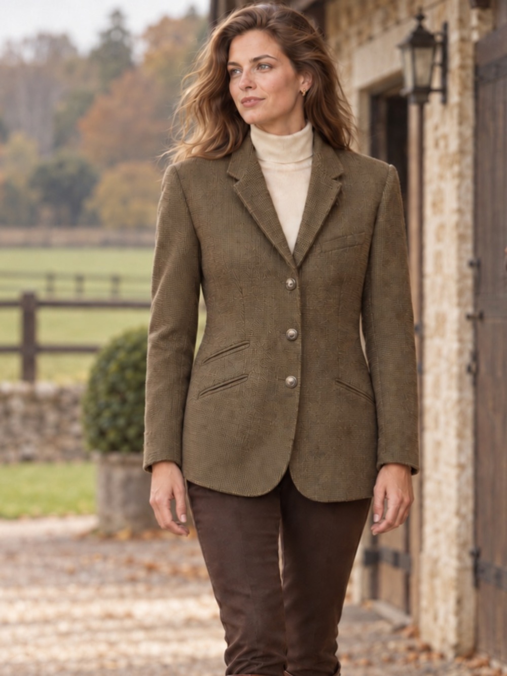 Lauren Ralph Lauren Wool Riding Blazer
